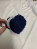 Mohair/Wool/Polyester Blend Yarn - Dark Blue