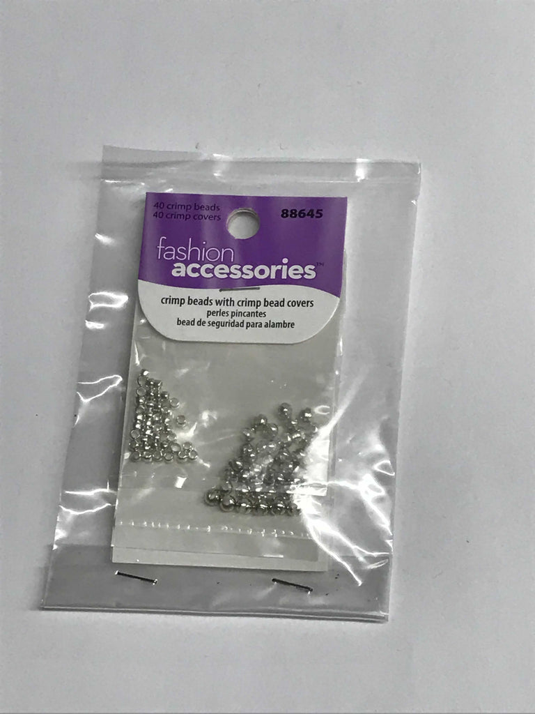 Crimp Beads with Crimp Bead Covers - 40 per pack