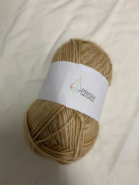Cotton/Wool Blend Yarn - Tan Brown