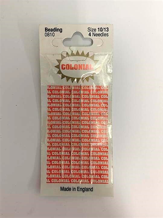 Colonial 4 Needle Set - Beading Size 10/13 - Made in England