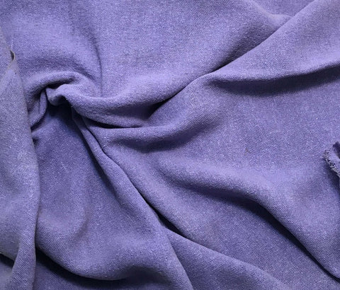 Iris Purple - Hand Dyed Poplin Gauze Silk Noil