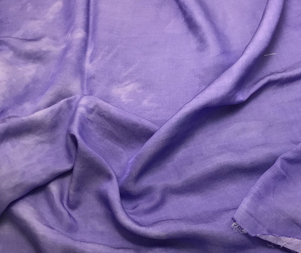 Iris Purple - Hand Dyed Silk/Cotton Sateen
