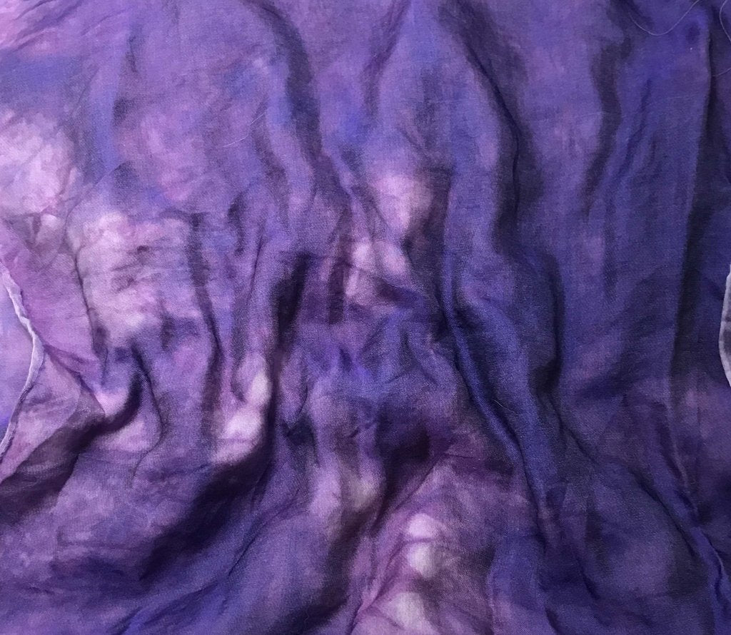 Lavender Purple - Hand Dyed Silk/Cotton Sateen