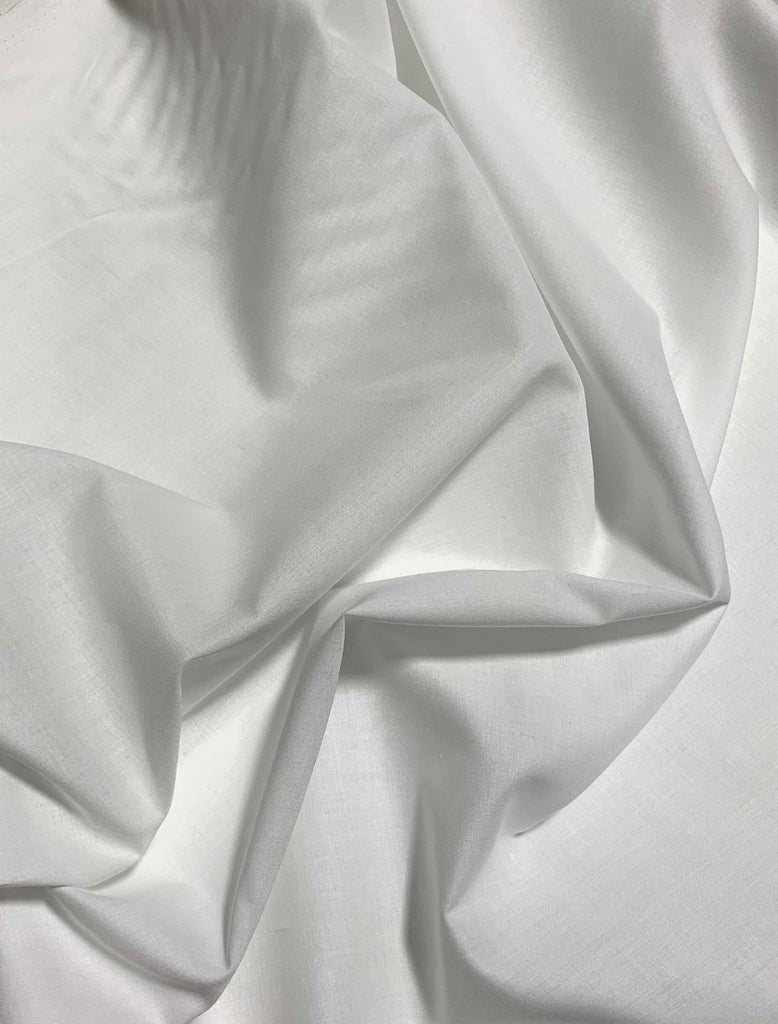 Spechler-Vogel Fabric - Pima Cotton Lawn - White