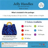 Lecien Made in Japan Jelly Purse Handles (7 Colors to Choose From)