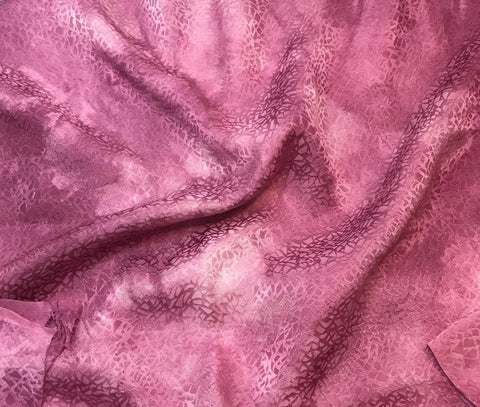 Lilac Pebbles - Hand Dyed Silk Jacquard