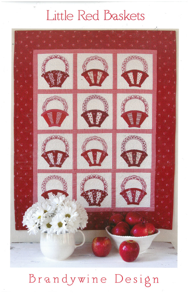 Little Red Baskets - Brandywine Design Quilt Pattern