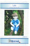 Luke An Easy To Make Fabric Doll Pattern - Bound To Be Quilting