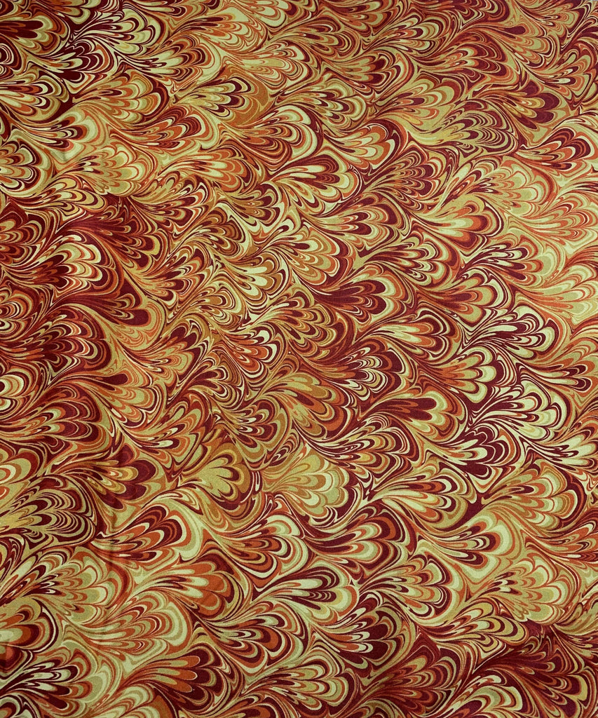 Boho Butterscotch Marble 2  - Art of Marbling - by Heather Fletcher for Northcott Cotton Fabric