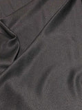 Black Wool/Matelasse Fabric