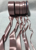 Mauve Double Sided Satin Ribbon - Made in France (7 Widths to choose from)