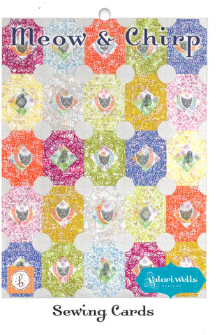 Meow & Chirp Sewing Cards - Valori Wells Designs Quilt Pattern