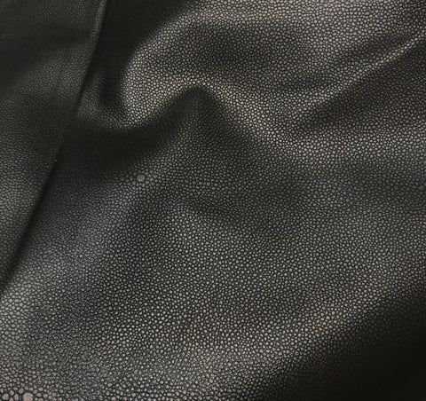 Metallic Bronze Bubble Lizard - Cow Hide Leather
