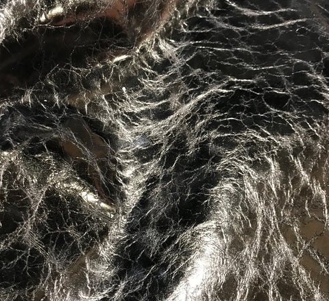 Metallic Bronze Crackle - Cow Hide Leather