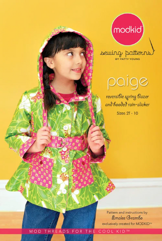 Modkid Paige Reversible Spring Blazer sz 2T-10 Sewing Pattern