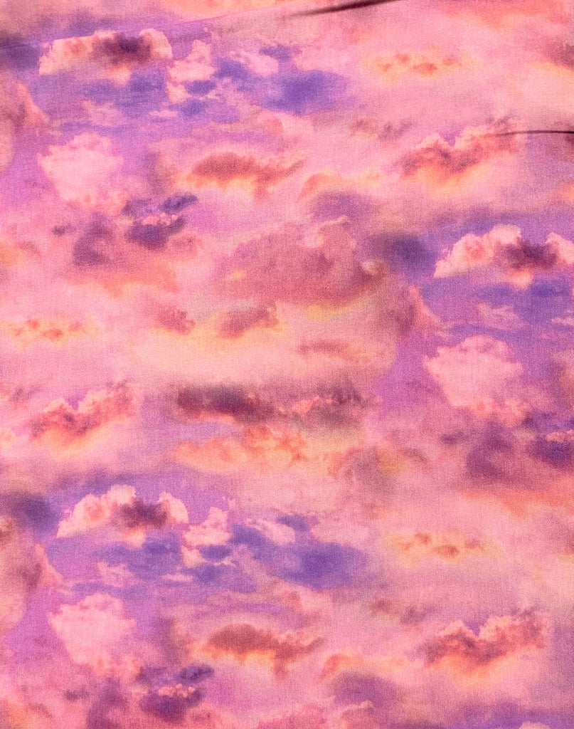 Lilac Clouds - Lavender Fields - Northcott Studio Fabrics
