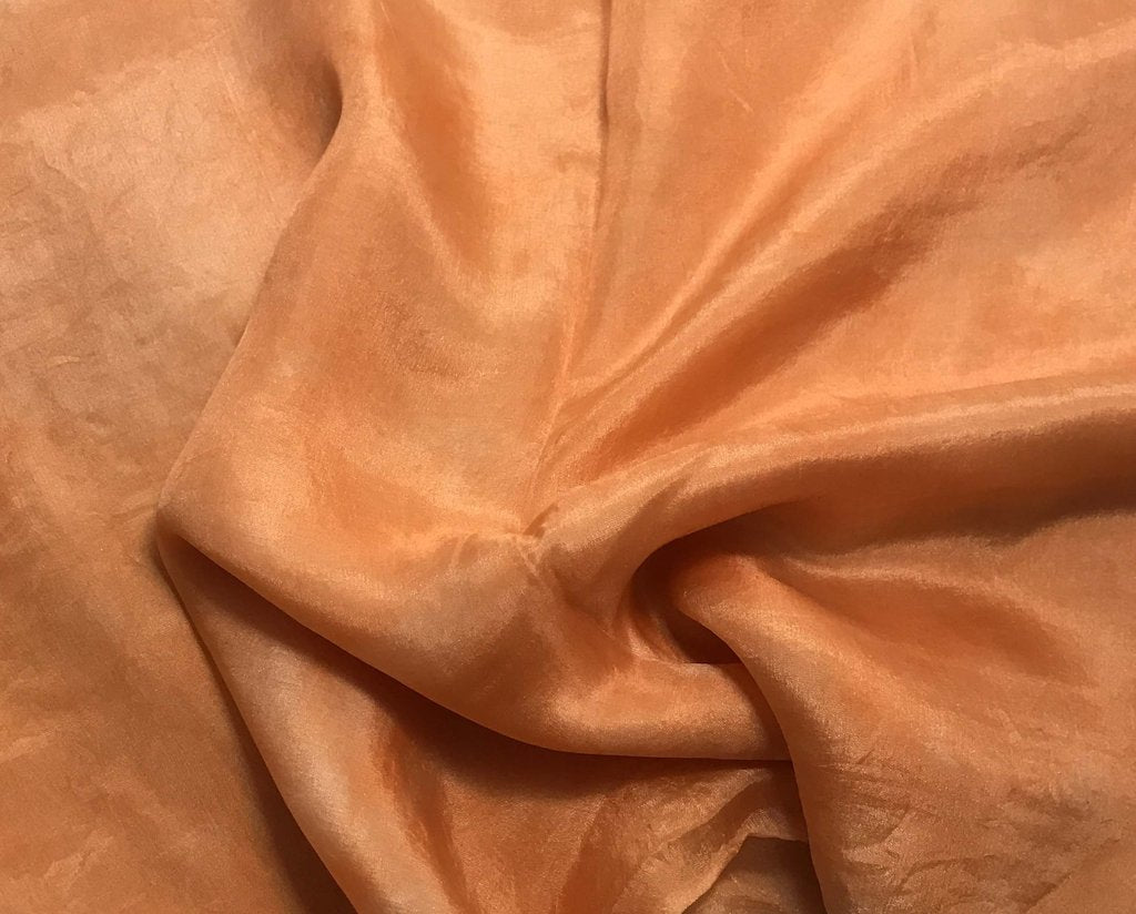 Orange Sherbet - Hand Dyed Silk Habotai