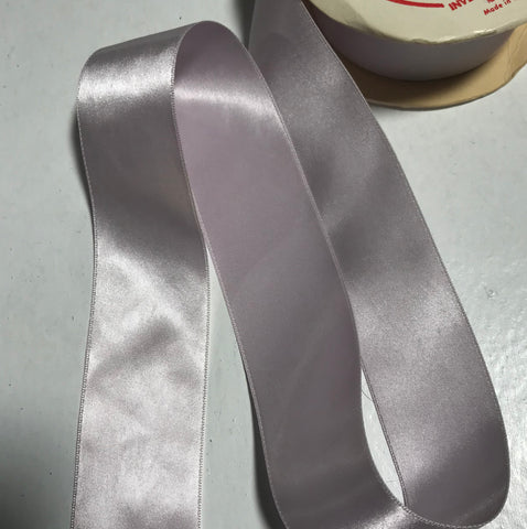 Orchid Purple 1 1/2" Vintage Grayblock Double Faced Satin Ribbon