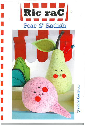 Pear & Radish Pattern-Ric rac by Jodie Carleton