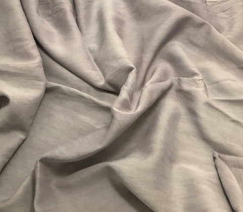 Pearl Gray - Hand Dyed Silk/Cotton Voile