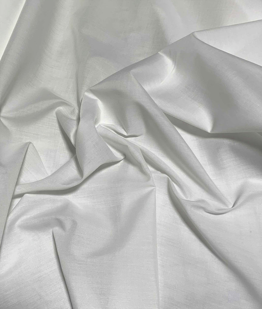 Off White - Polyester/Cotton Broadcloth Fabric – Prism Fabrics