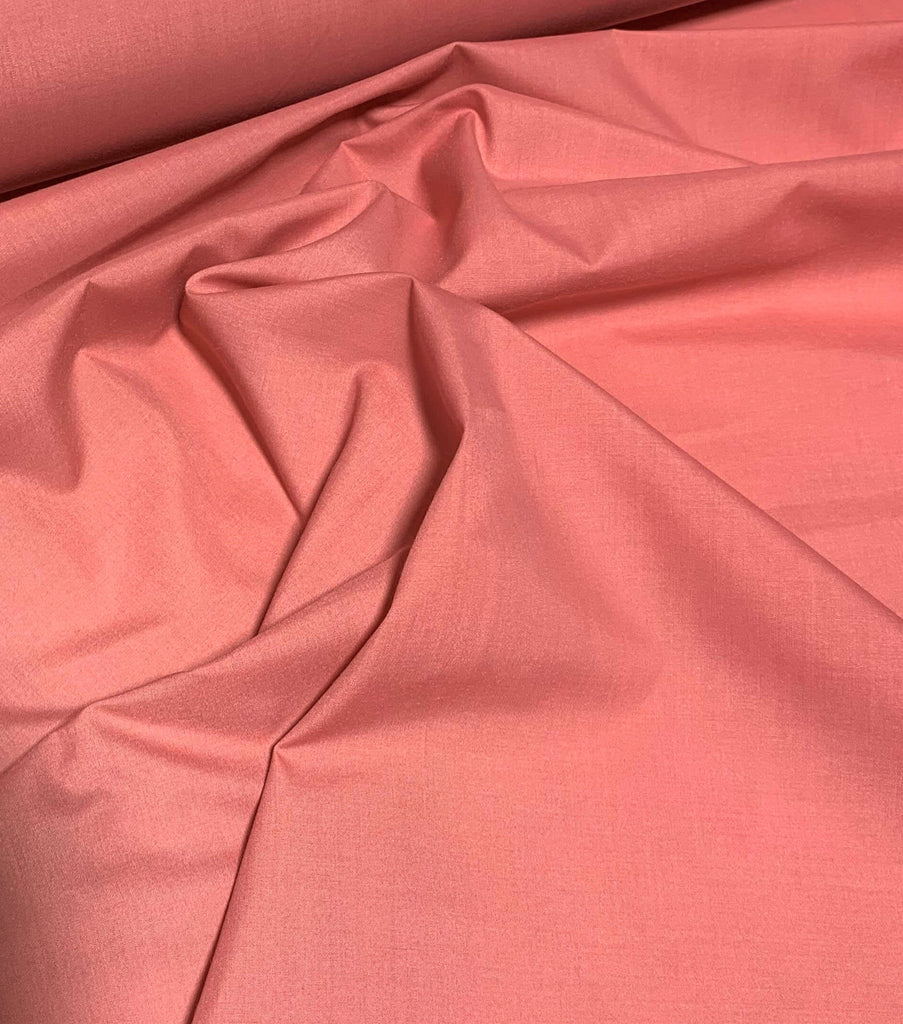 Rose Pink - Polyester/Cotton Broadcloth Fabric