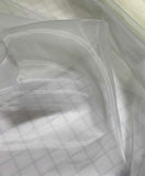 Ivory Polyester Organza Fabric