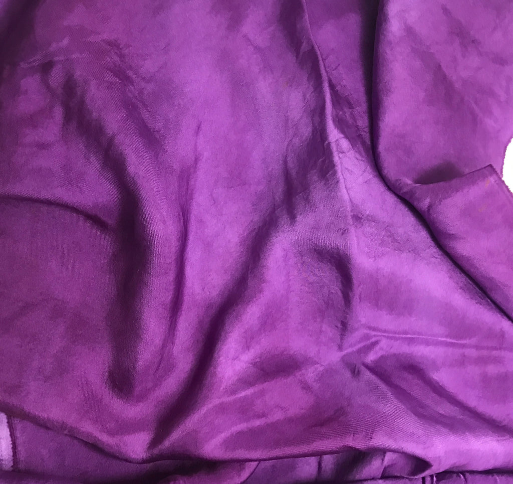 Purple - Hand Dyed Silk Twill