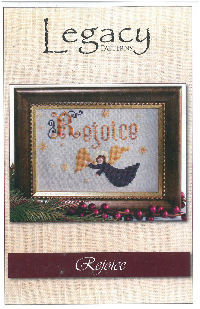 Rejoice Angel Embroidery Pattern - Legacy Patterns