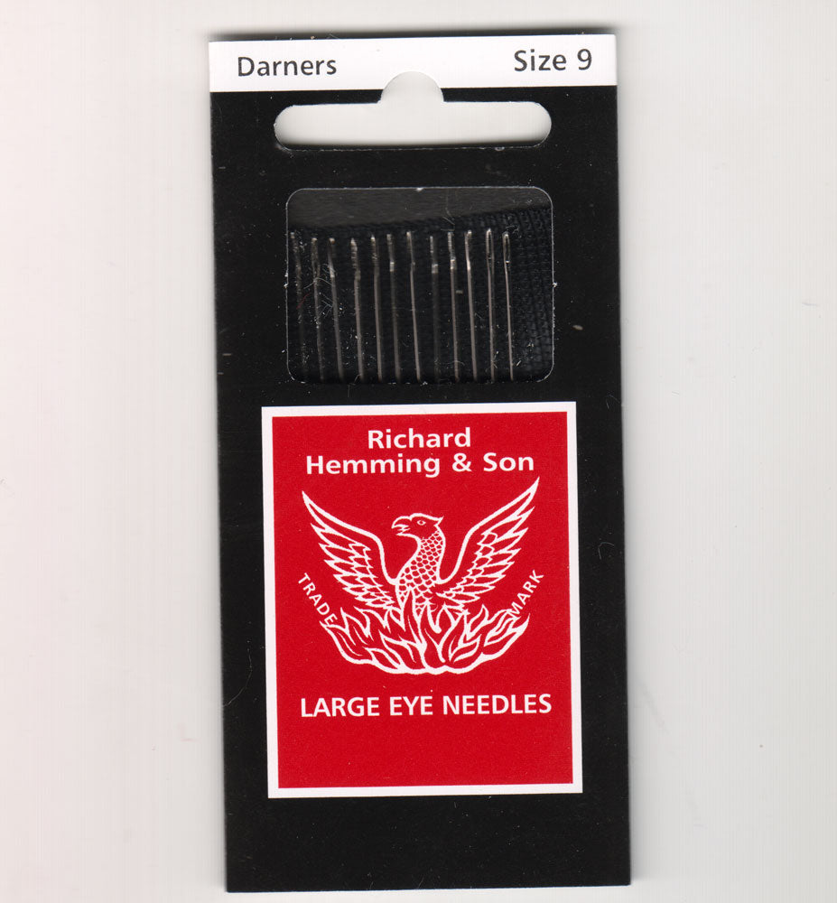 Richard Hemming Needles - Darners Size 9 - Made in England