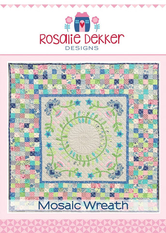 Mosaic Wreath - Quilt Pattern by Rosalie Dekker