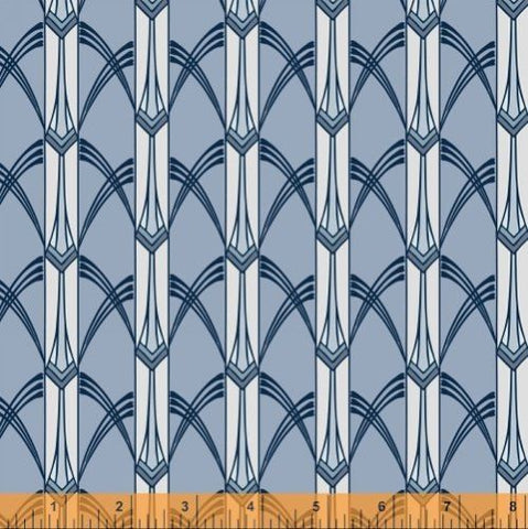 Windham - Jessica Levitt - Cascade Blue - Cotton Quilting Fabric