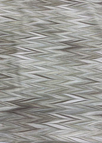 Desert Sand Zig Zag Stripes - Art of Marbling - by Heather Fletcher for Northcott Cotton Fabric - 2 Yard Remnant