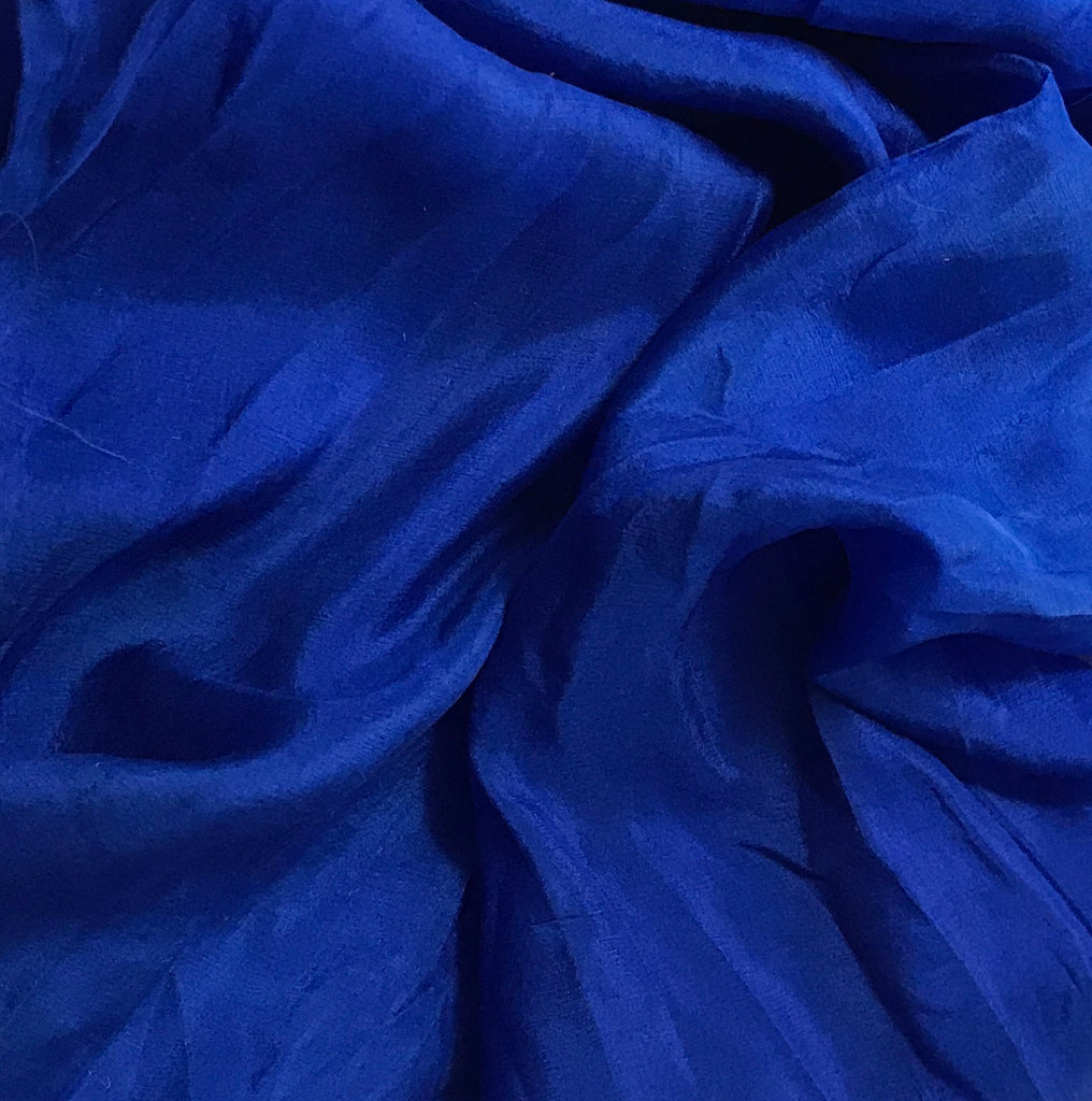 Sapphire Blue - Hand Dyed Silk Habotai