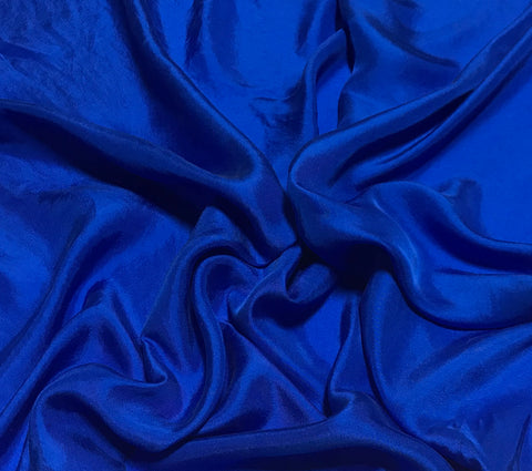 Sapphire Blue - Hand Dyed Silk Twill