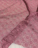 Pink Geometric - Schiffli Lace Fabric
