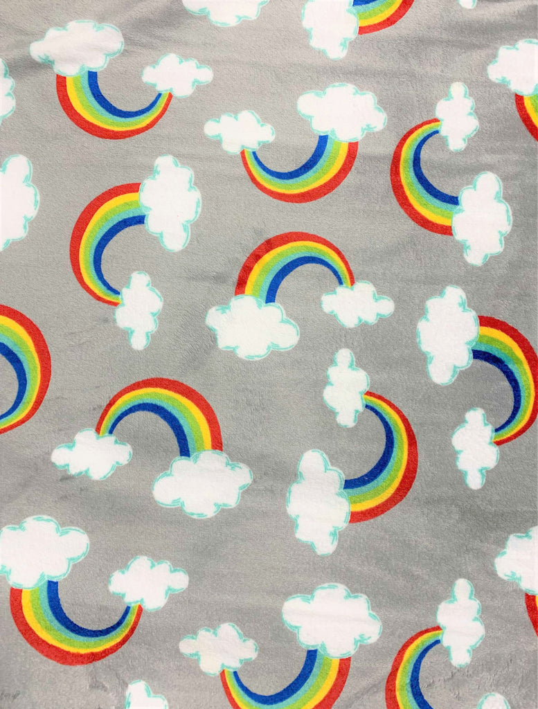 Sweet Rainbows Cuddle Bright - Shannon Cuddle Minky Fabric