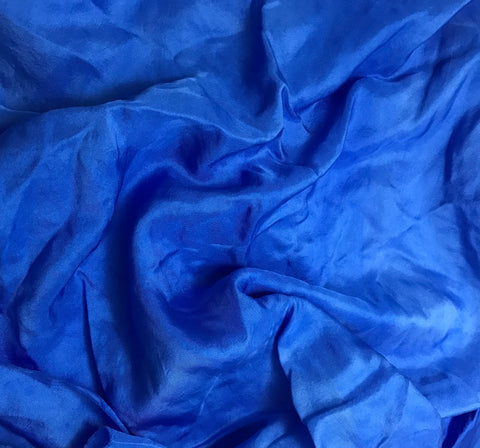 Sky Blue - Hand Dyed Silk Twill