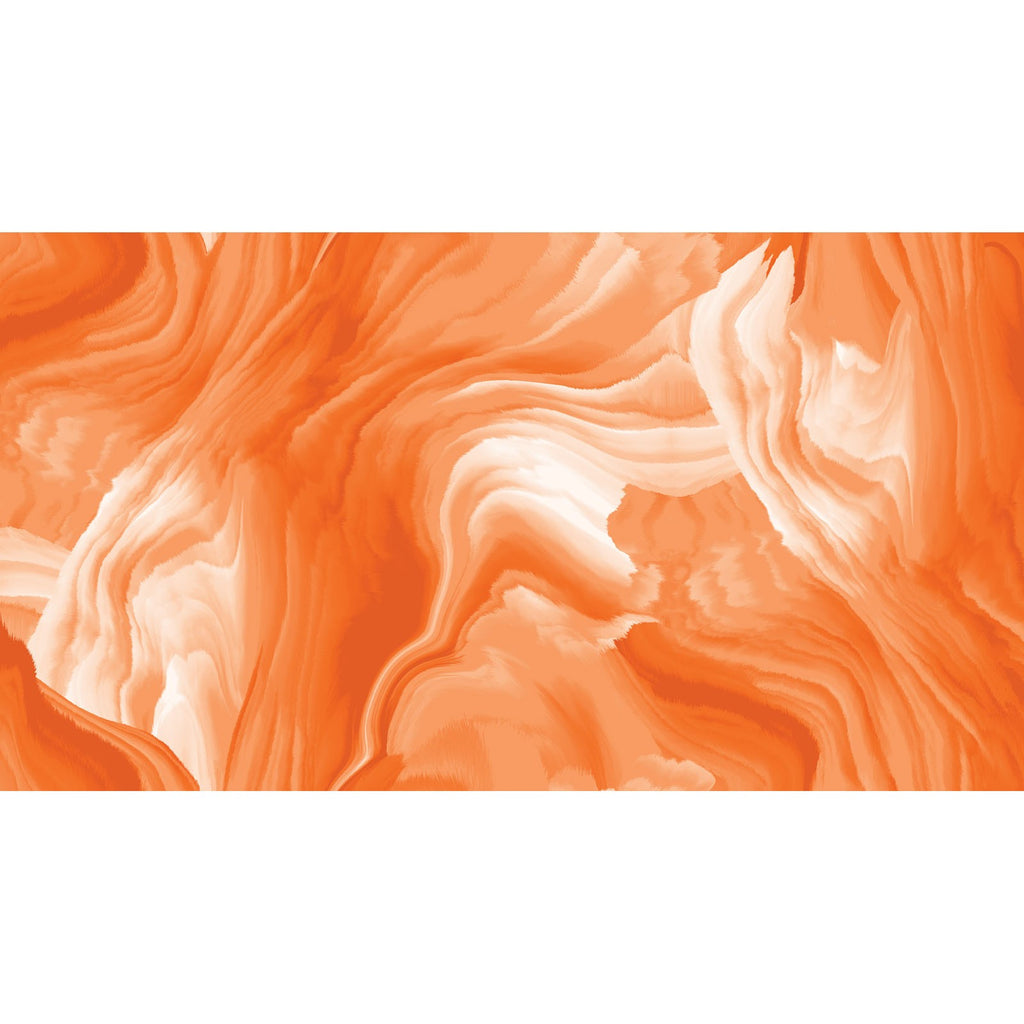 Sunset Orange Glacier - Benartex Cotton Fabric 2 Yards x 45" Remnant