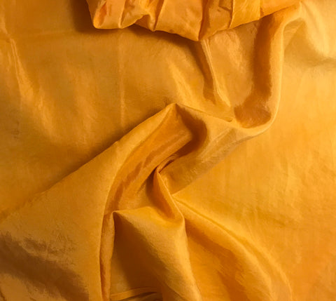 Tangerine Orange - Hand Dyed Silk/ Cotton Habotai