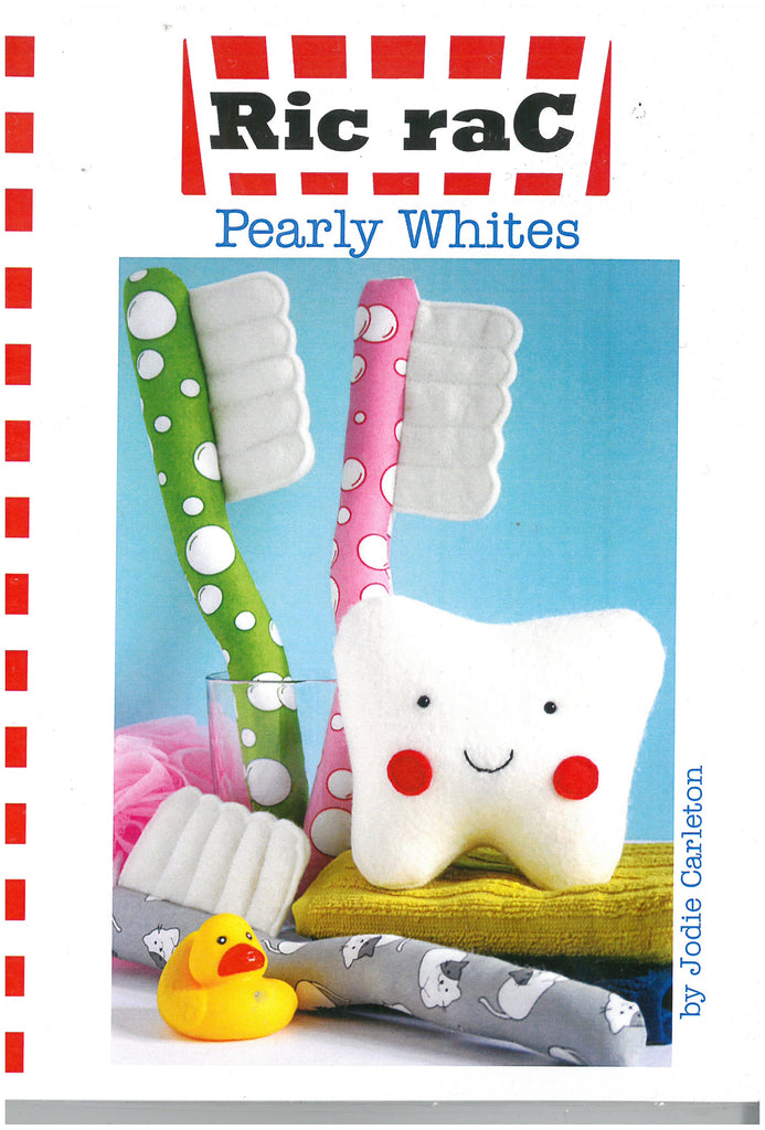 Pearly Whites Sewing Pattern-Ric rac by Jodie Carleton