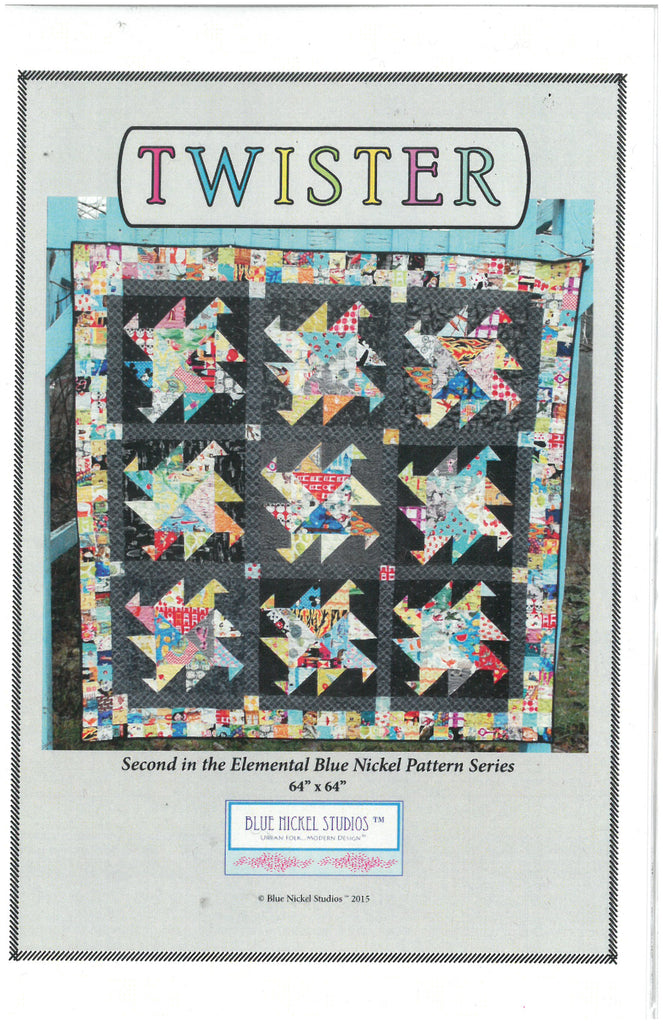 Twister Quilt Pattern- Blue Nickel Studios