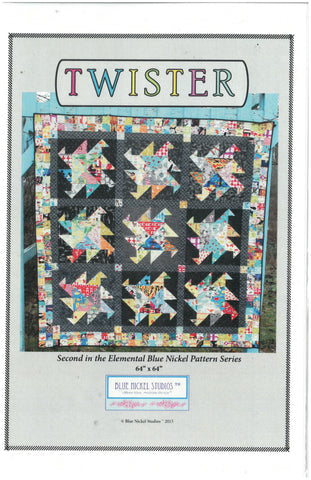 Twister Quilt Pattern- Blue Nickel Studios