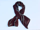 Handmade Silk Velvet Scarf