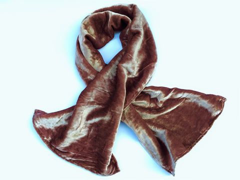 Handmade Silk Velvet Scarf