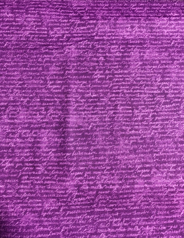 Wicked Words on Purple- Wicked - by Nina Djuric for Northcott Fabrics